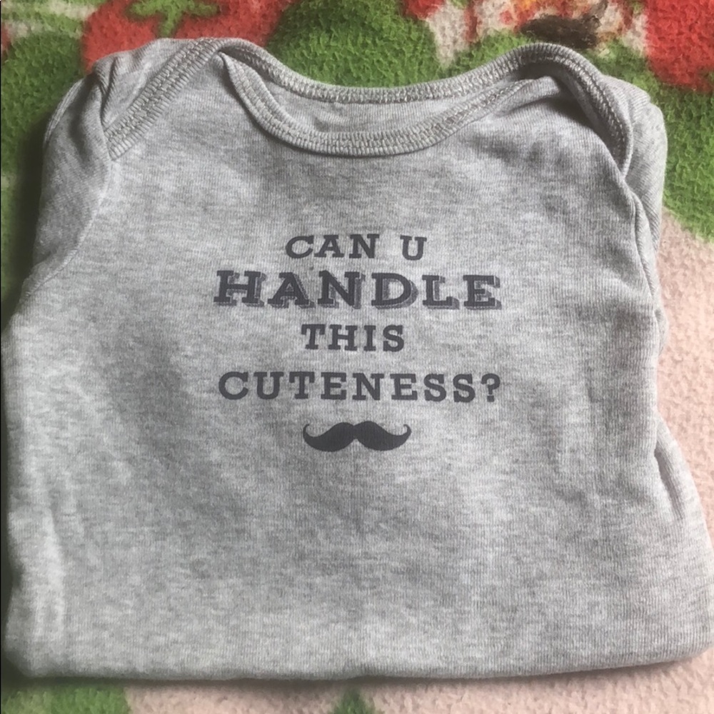 One piece long sleeve body suit